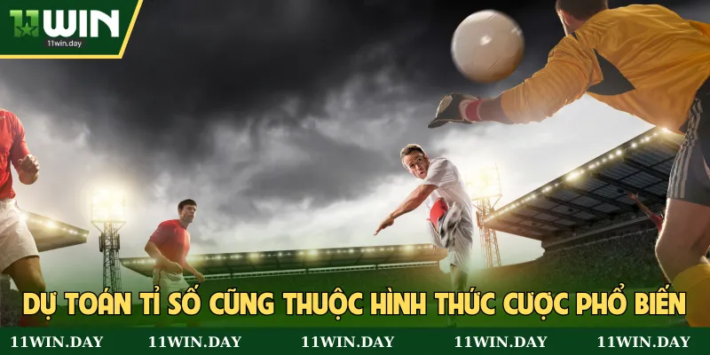 Dự toán tỉ số cũng thuộc hình thức cược phổ biến